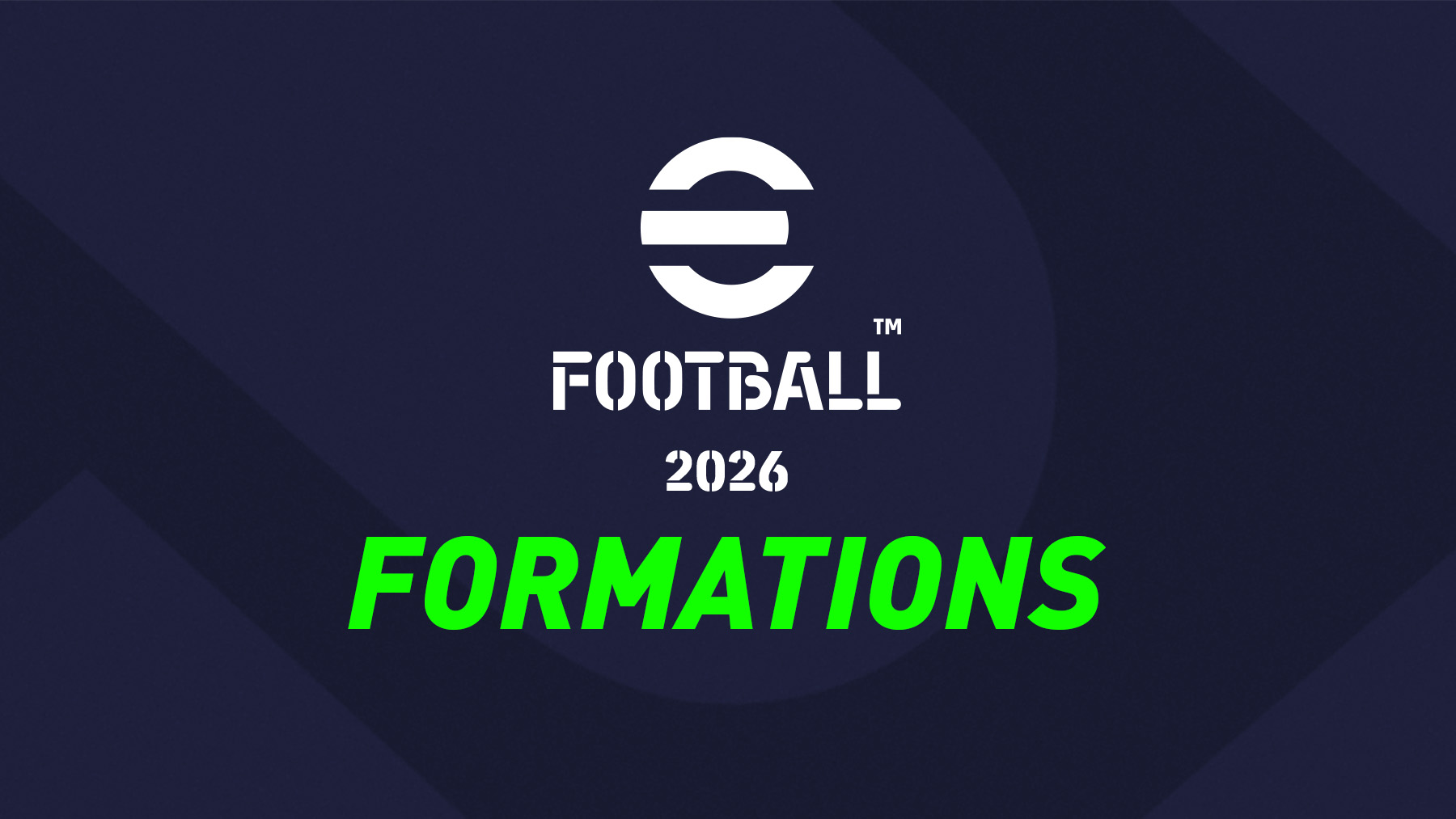 eFootball 2026 Formations List – Complete Konami Guide