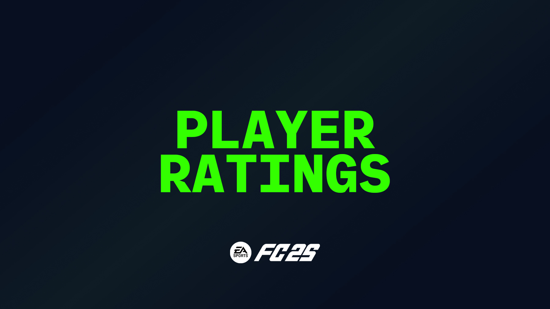 EA Sports FC 25 Player Ratings