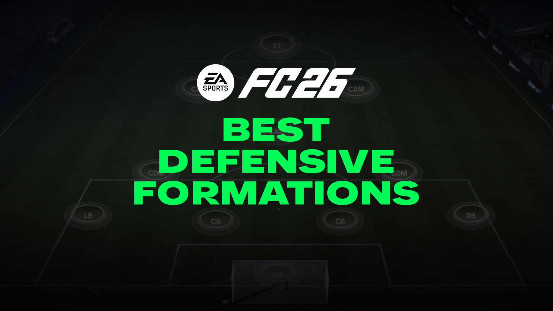 FC 26 Best Defensive Formations
