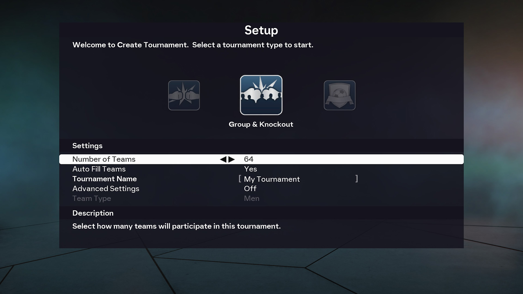 FC 26 Custom Tournament Setup