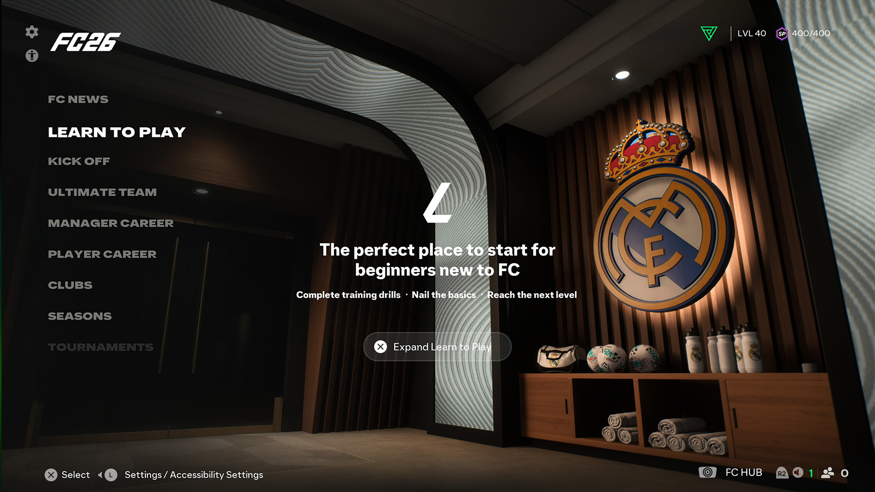 FC 26 Home (Learn to Pla)y