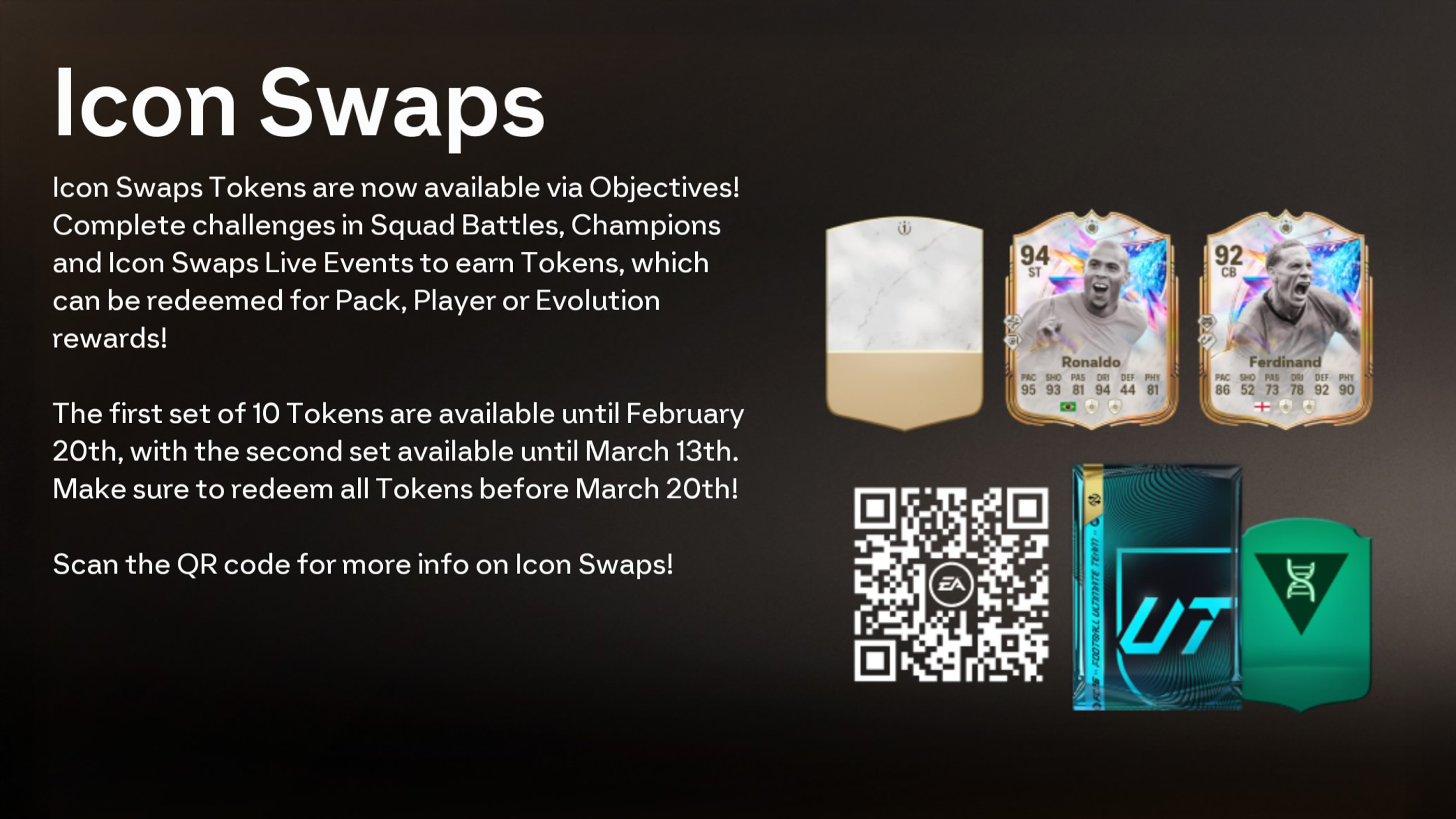 Icon Swaps returns in FC 26 with earnable tokens, Icon picks, packs, and Evolutions, letting you grind objectives and choose rewards that fit your Ultimate Team goals.