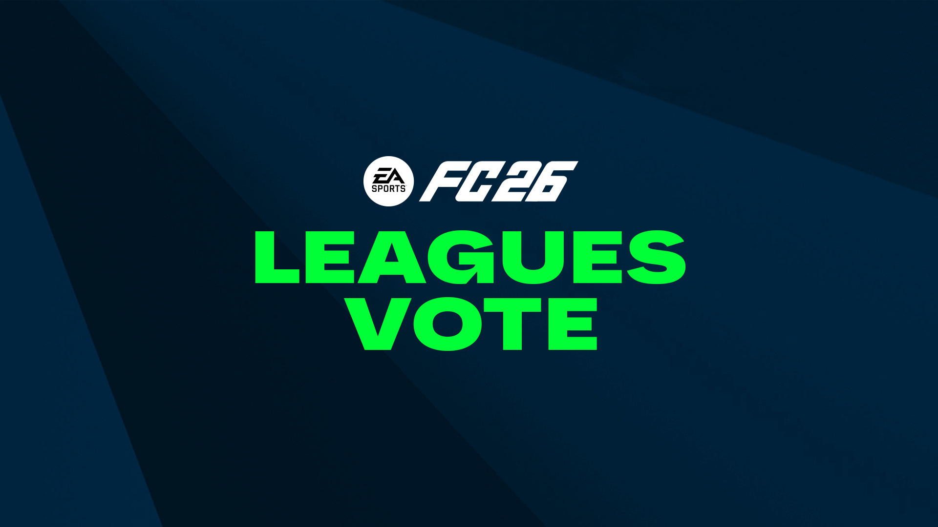 FC 26 Leagues Vote