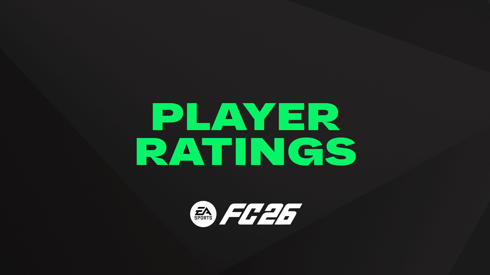 EA Sports FC 26 Player Ratings