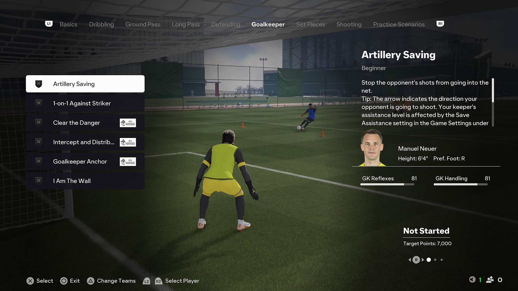 Skills Games (Goalkeeper)