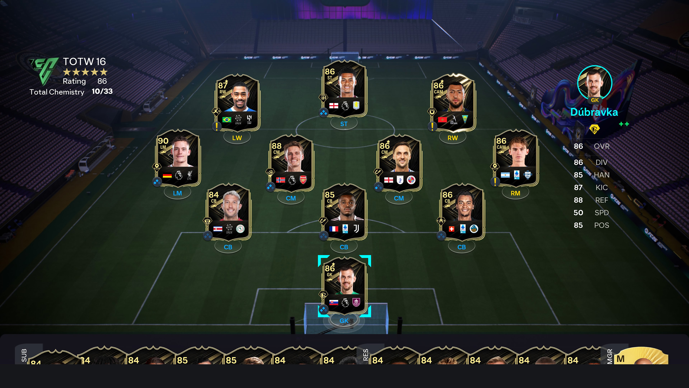 FC 26 Team of the Week 16