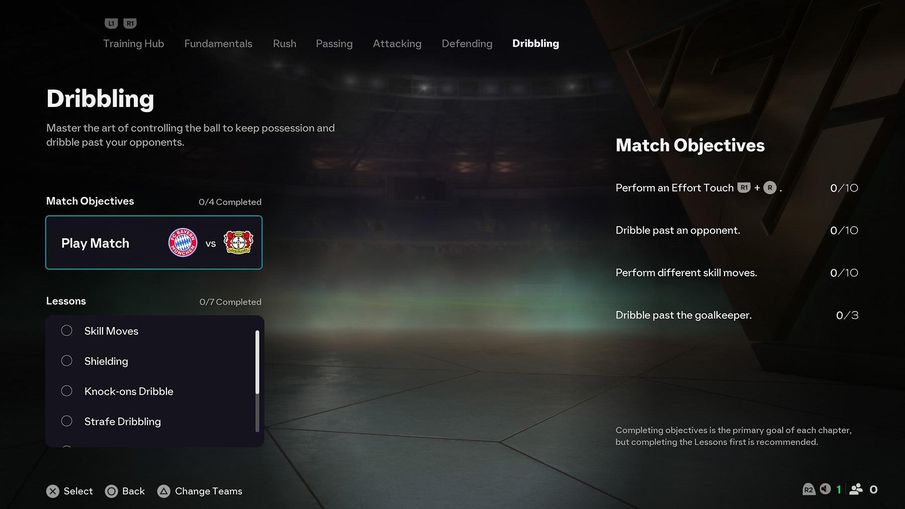 FC 26 Training Centre Dribbling