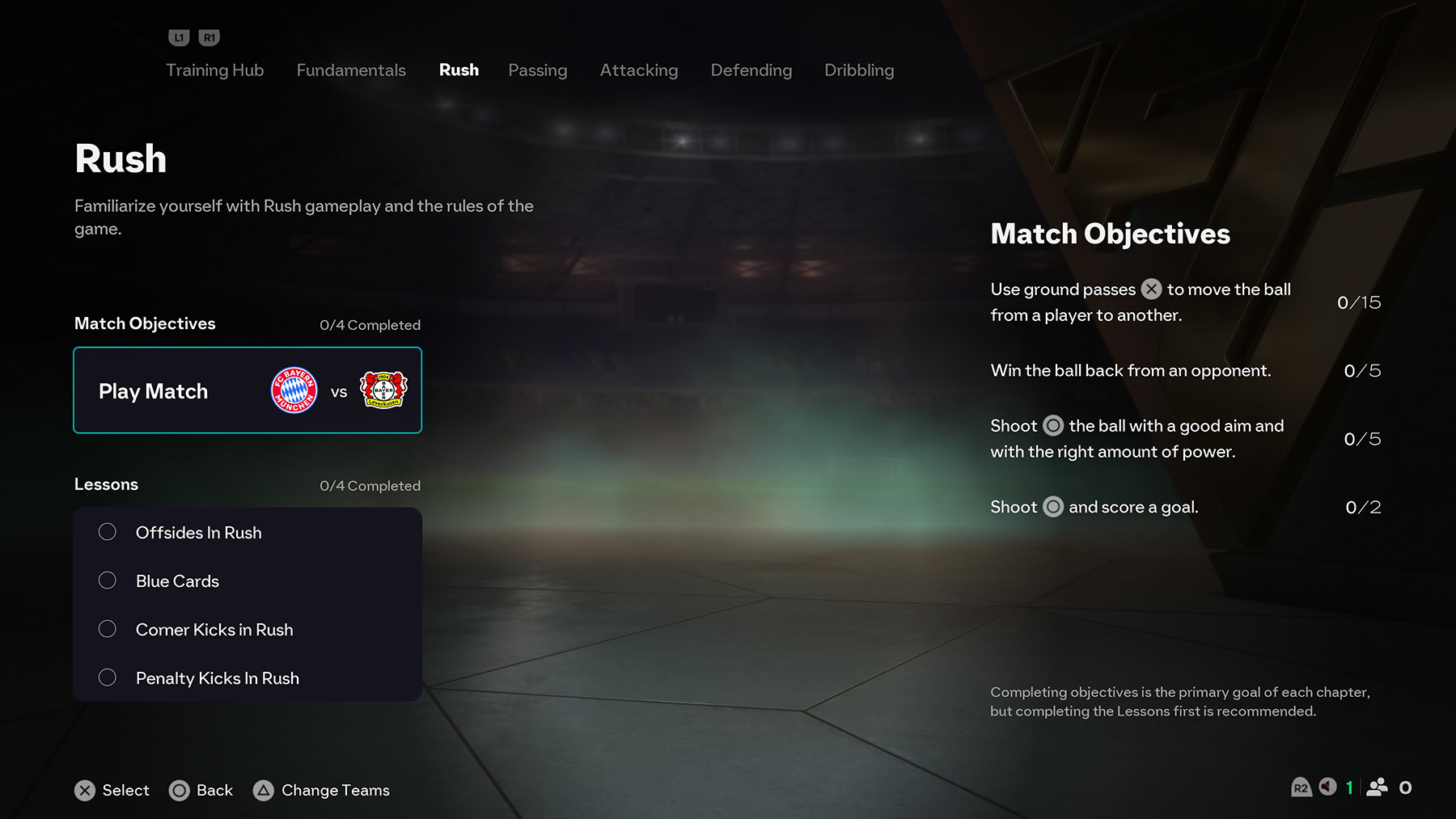 FC 26 Training Centre Rush