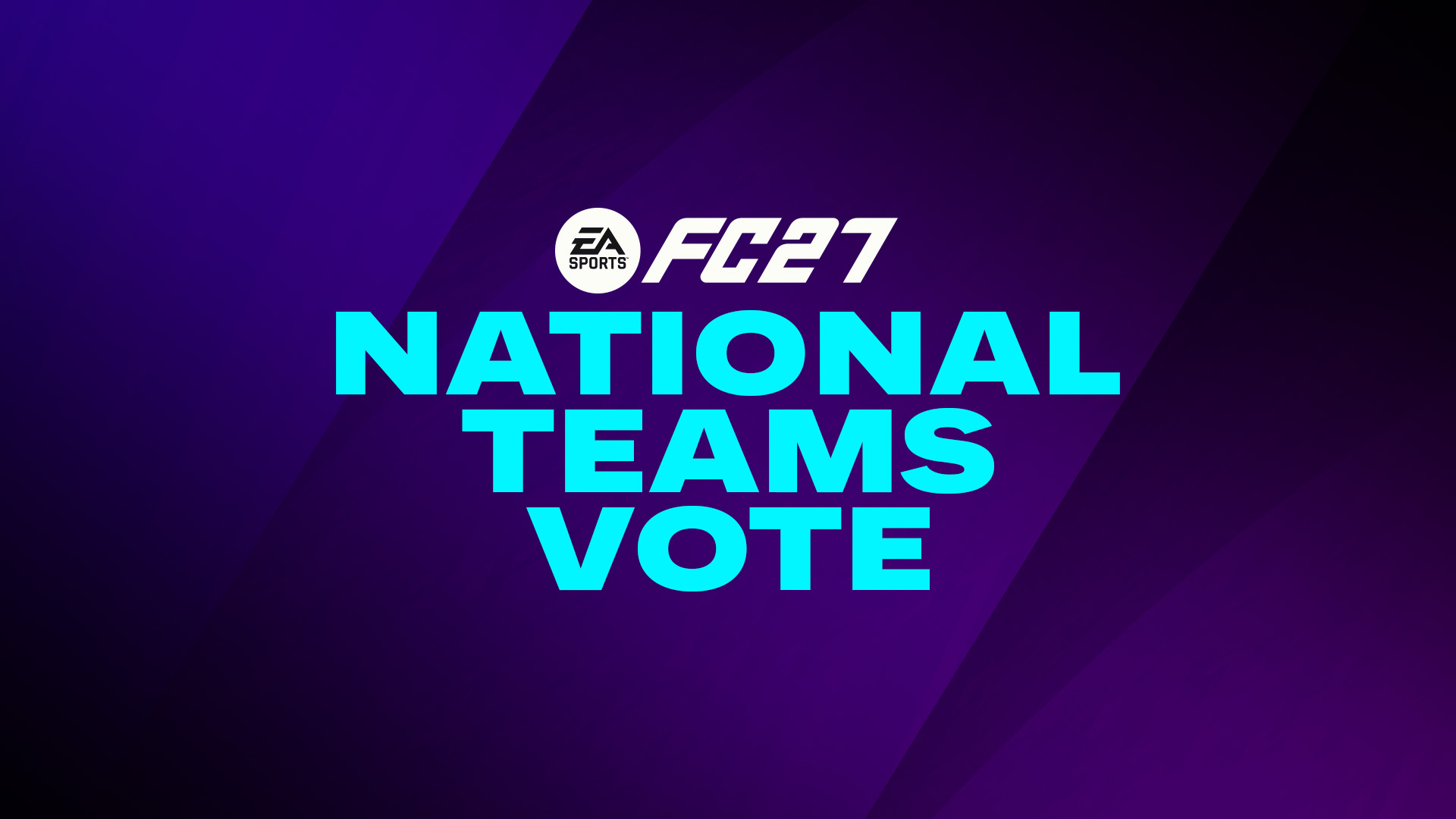 Vote for your favorite national teams to appear in EA Sports FC 27.