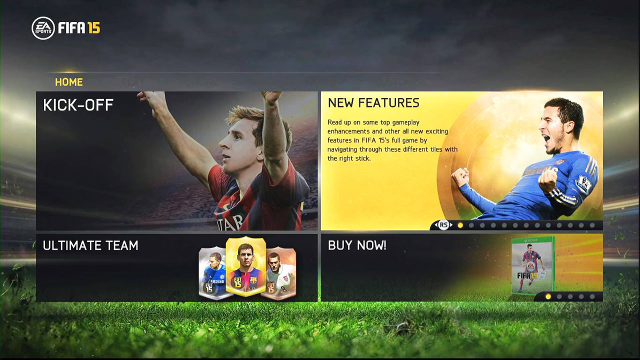 FIFA 15 Main Menu