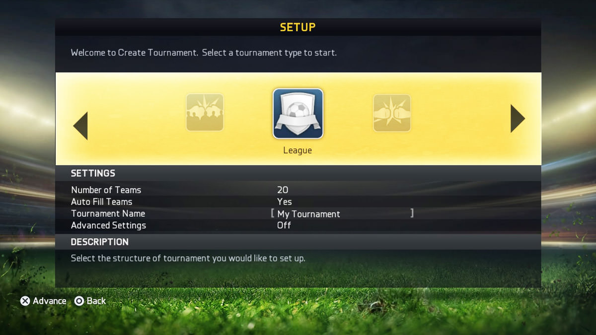 FIFA 15 Tournament Mode