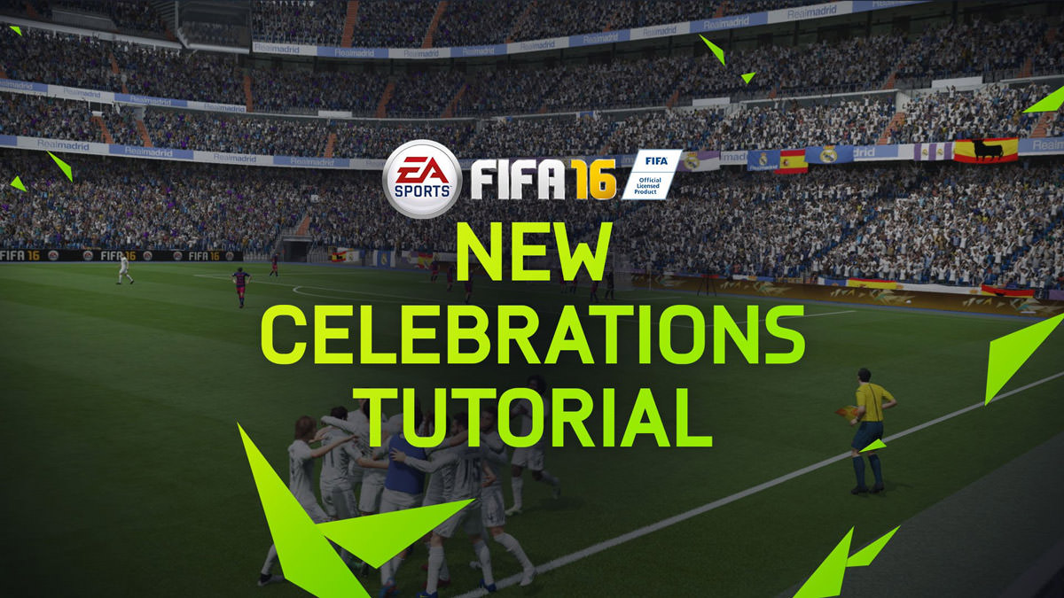 FIFA 16 New Celebrations