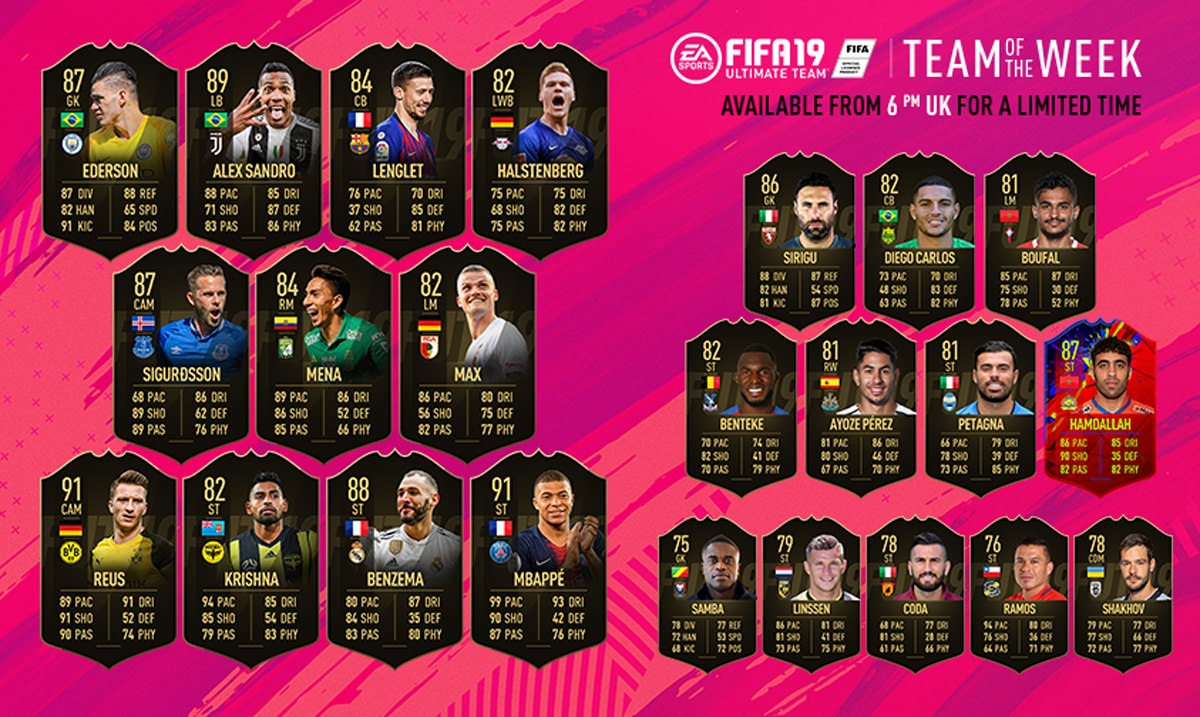 FIFA 19 Team of the Week 32