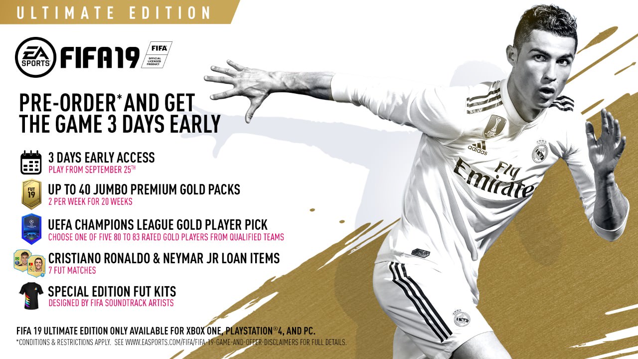 FIFA 19 Ultimate Edition