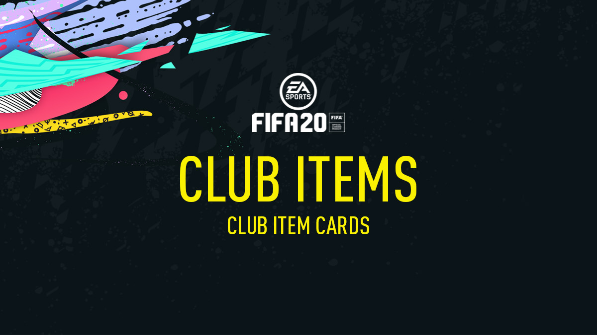 FIFA 20 Club Item Cards