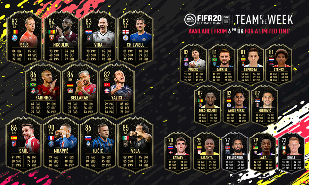 FIFA 20 Ultimate Team - Team of the Week 7