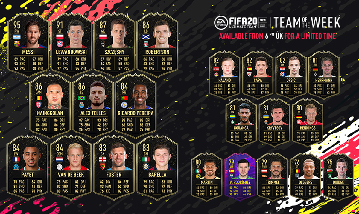 FIFA 20 Ultimate Team - Team of the Week 9