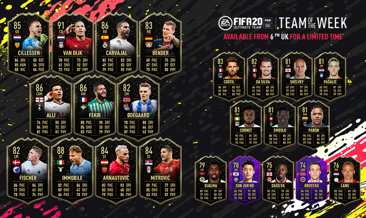 FIFA 20 Ultimate Team - Team of the Week 12