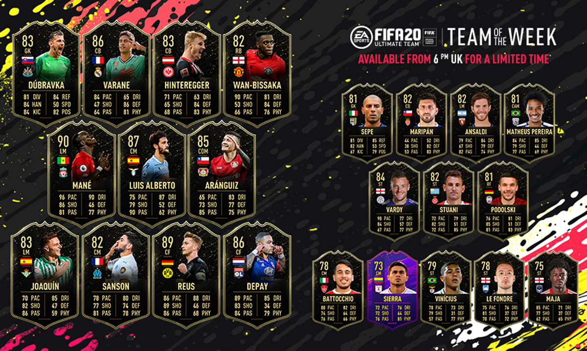 FIFA 20 Ultimate Team - Team of the Week 13