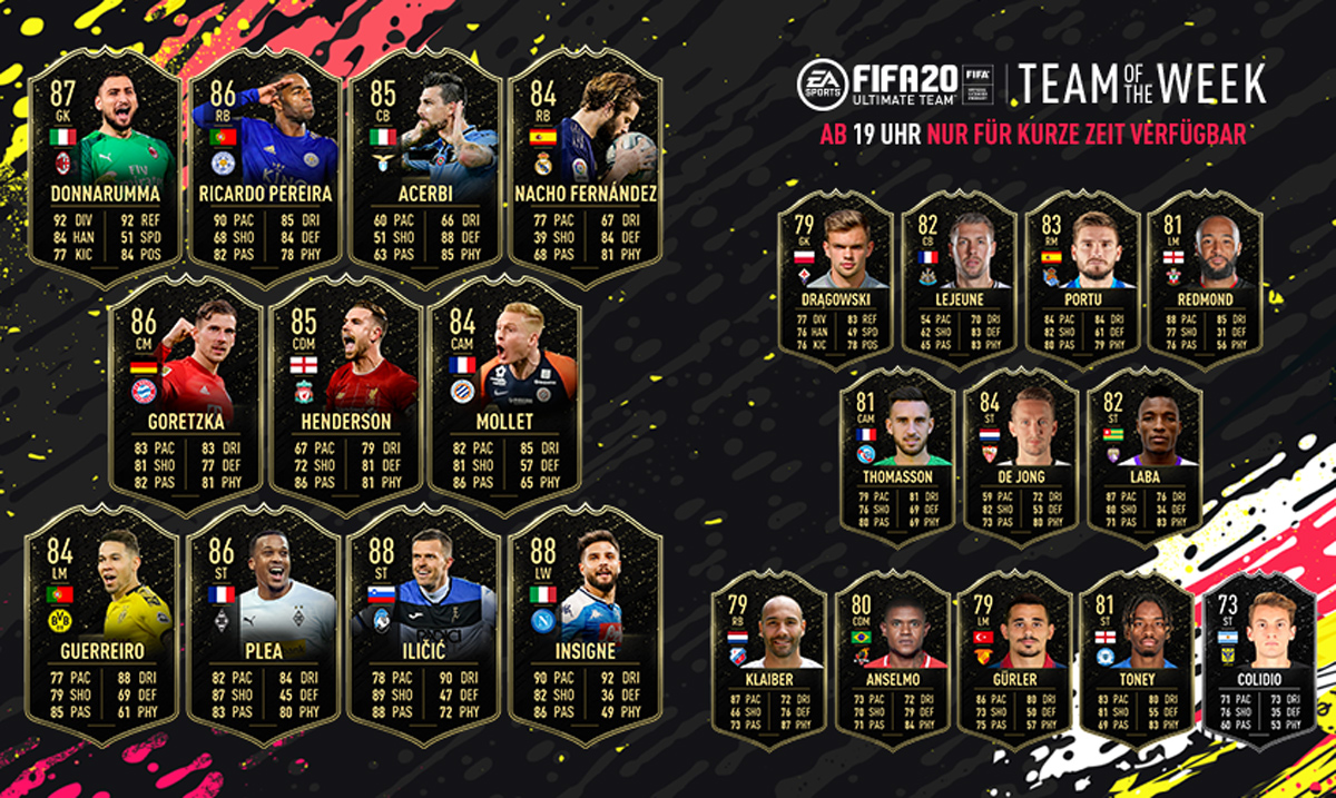 FIFA 20 Ultimate Team - Team of the Week 20