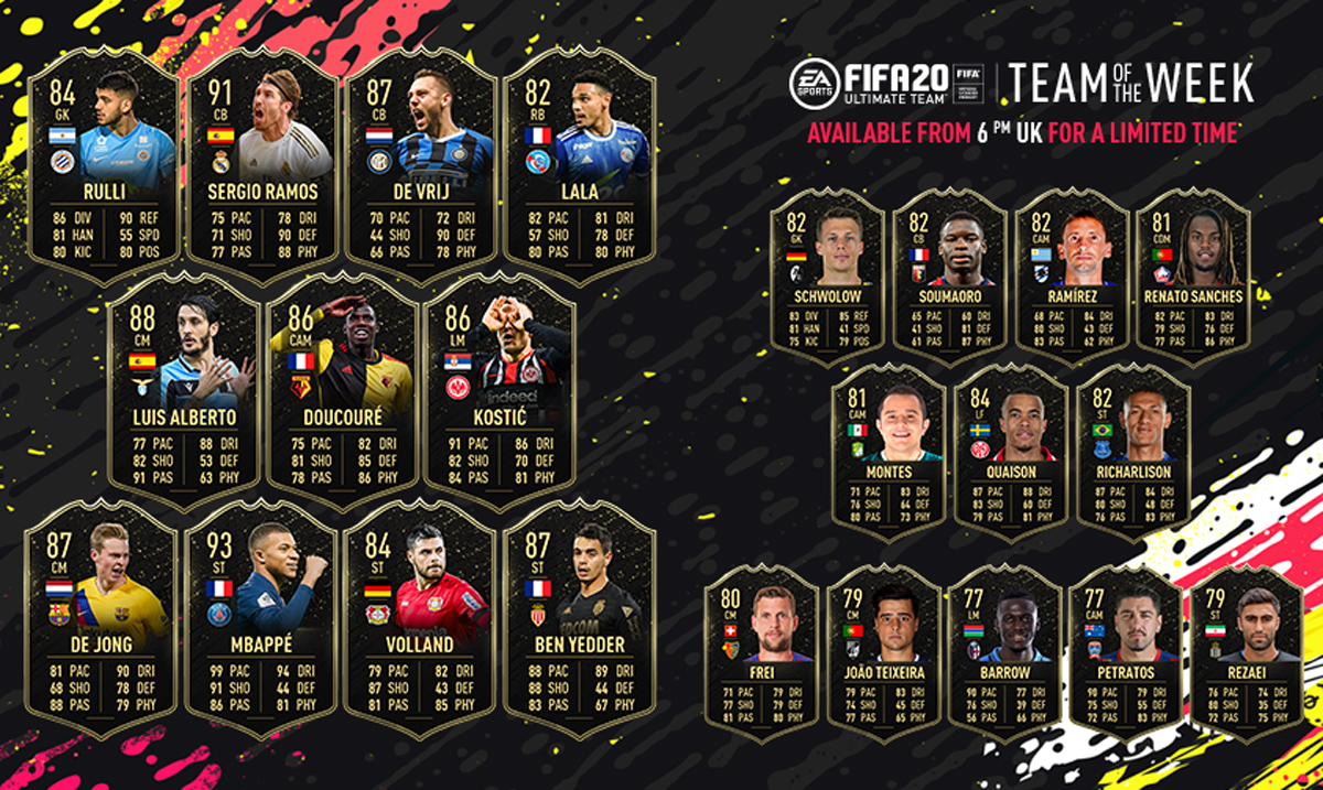FIFA 20 Ultimate Team - Team of the Week 22