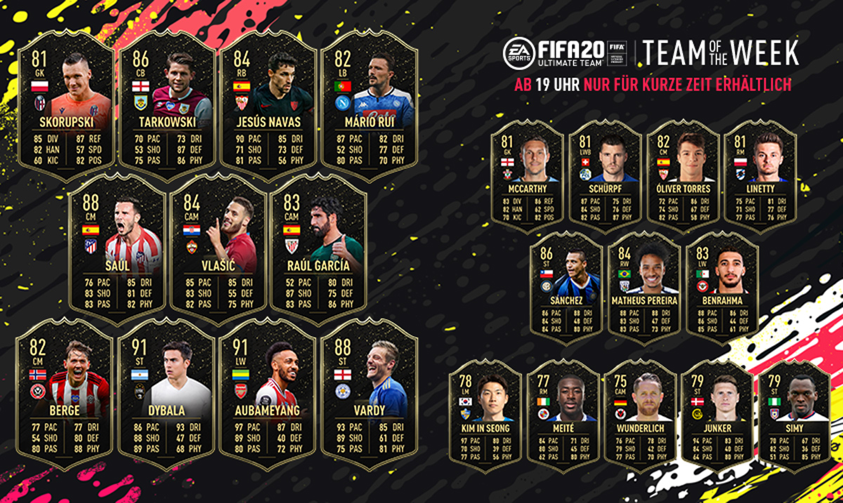FIFA 20 Team of the Week 40 (TOTW 40)
