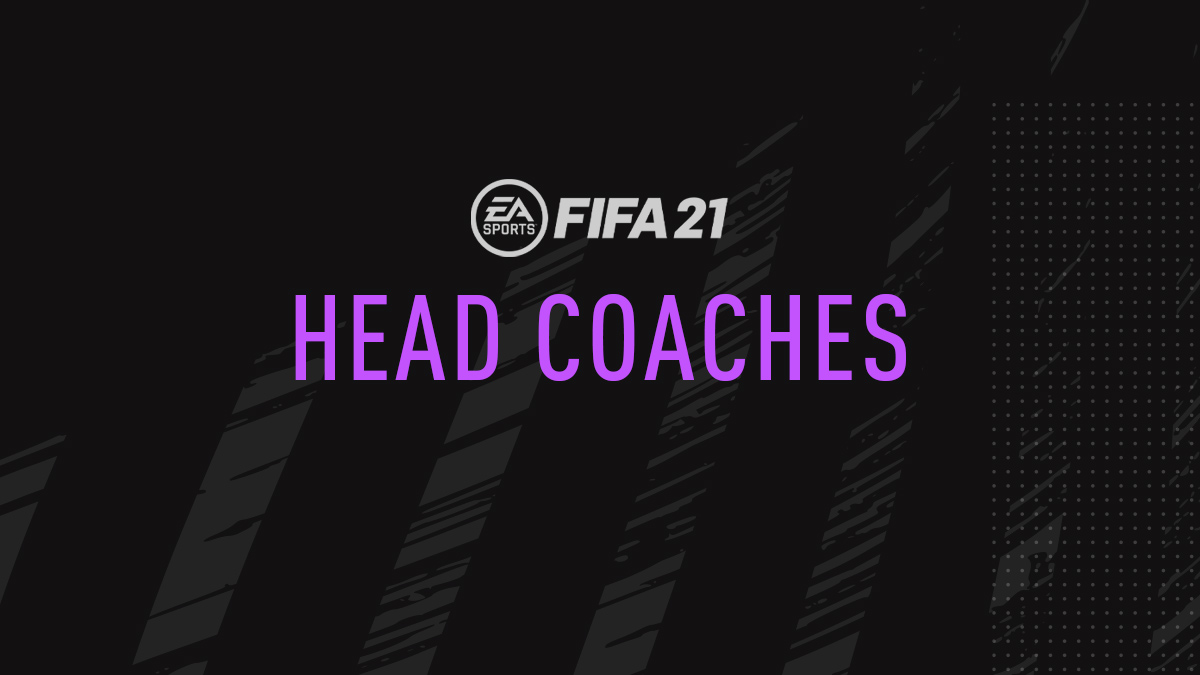 FUT 21 Head Coaches