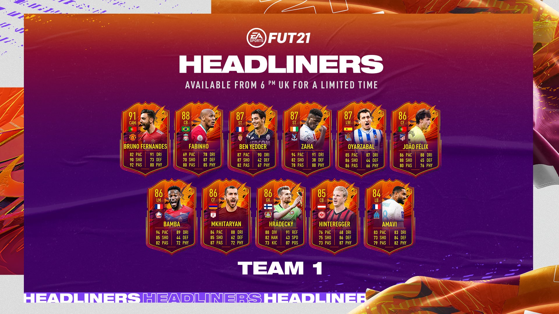 FUT Headliners