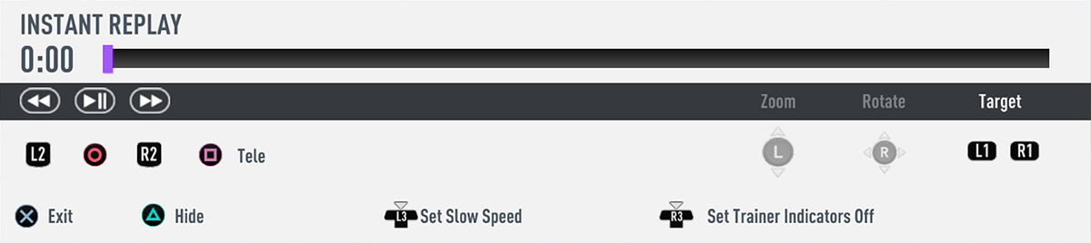 FIFA 21 Replay Controls