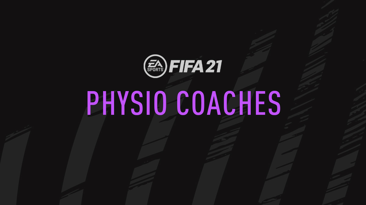 FUT 21 Physio Coaches