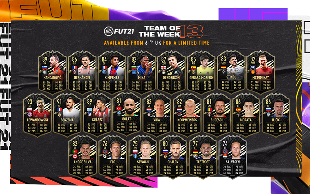 FIFA 21 Ultimate Team - Team of the Week 13