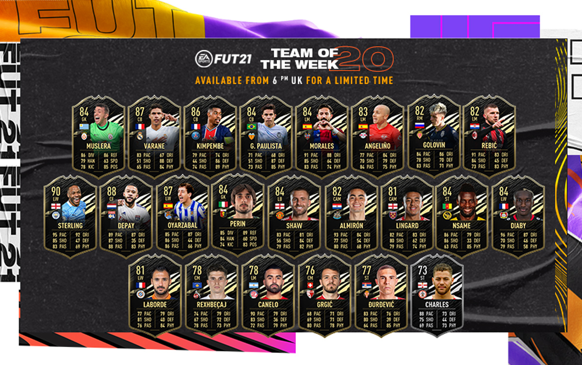 FIFA 21 Ultimate Team - Team of the Week 20