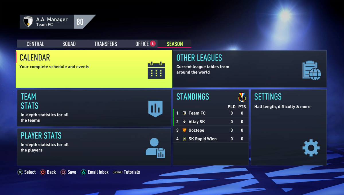 FIFA 22 Career Mode (Seasons)