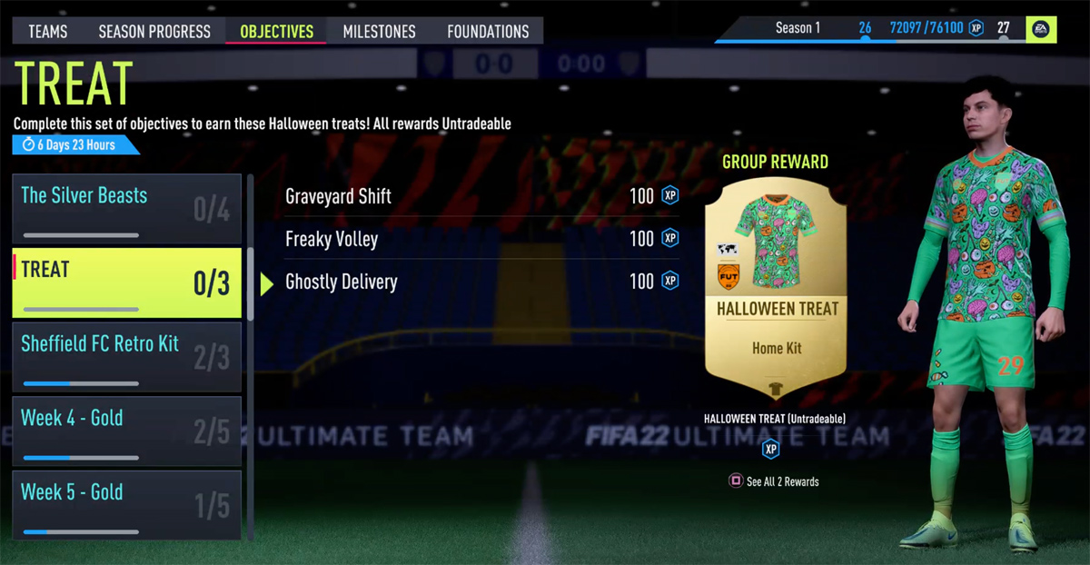 FIFA 22 Halloween Objective