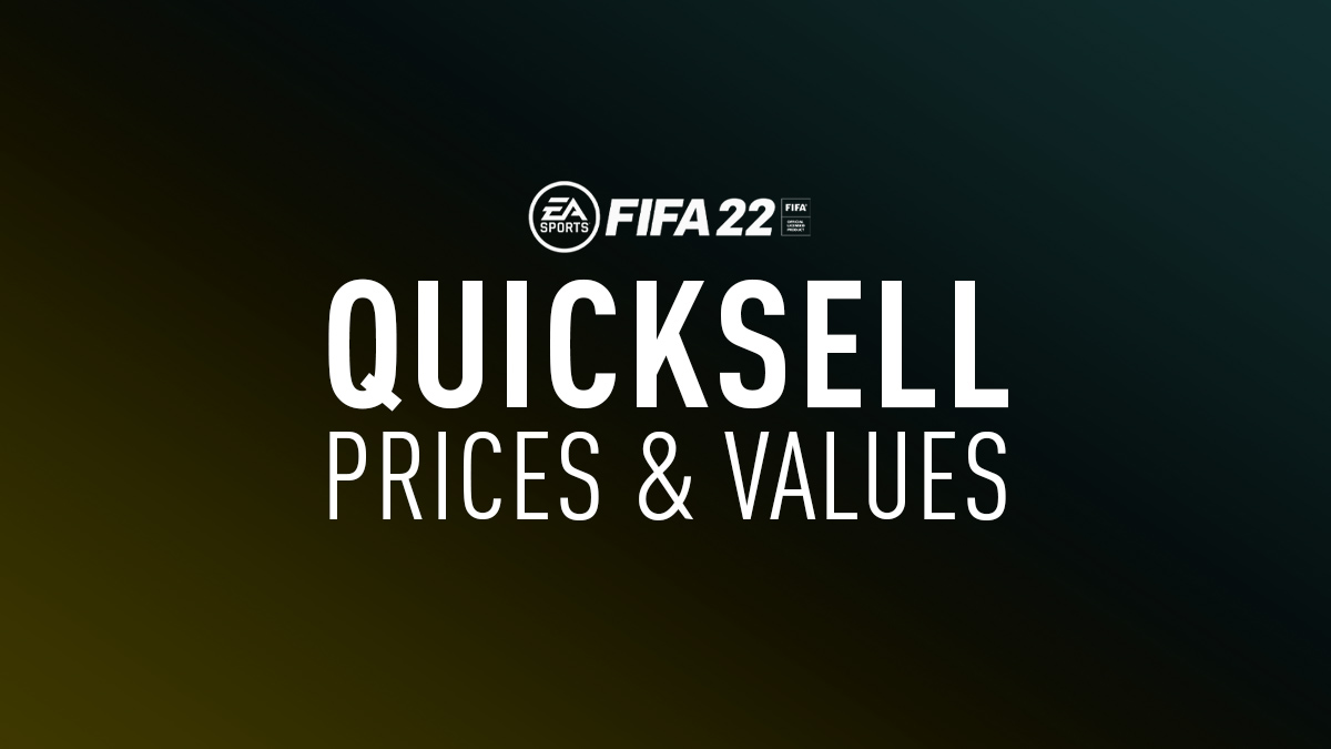 FIFA Quick Sell Values