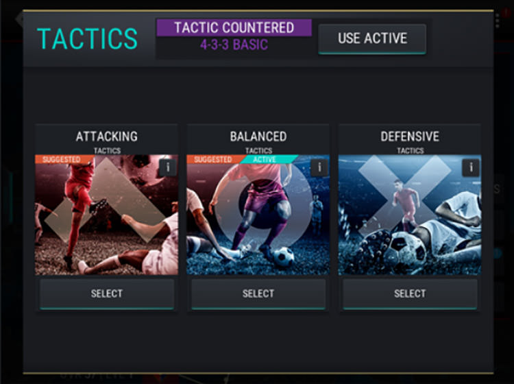 FIFA Mobile League Active Countered