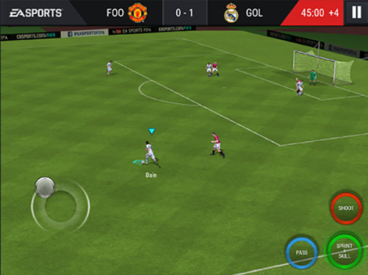FIFA Mobile Sprinting