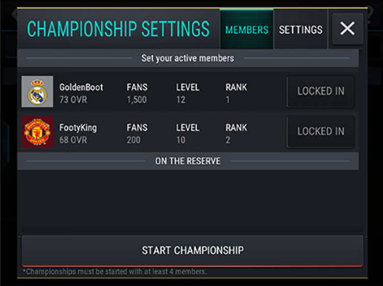 FIFA Mobile Create a Championship