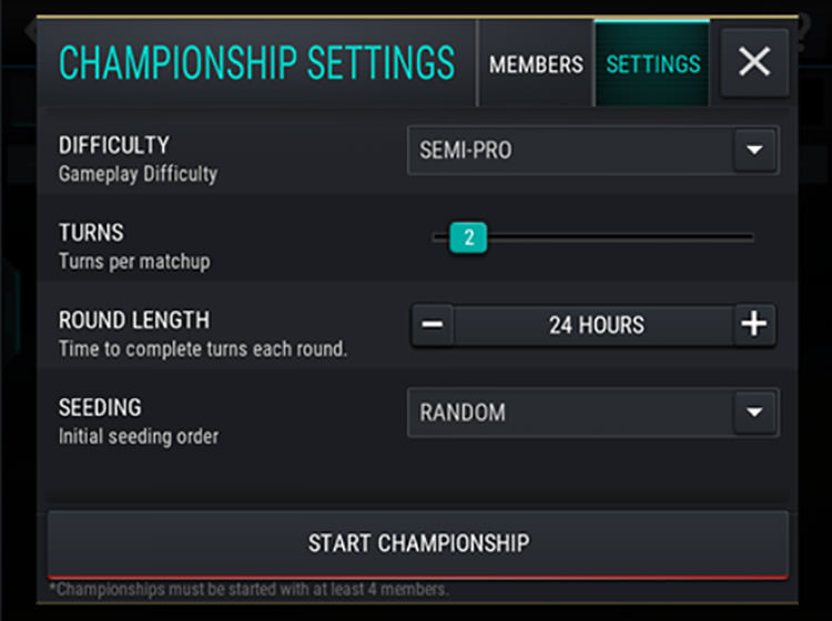 FIFA Mobile Setting Up League Championship