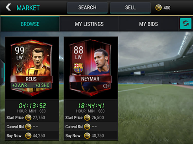 FIFA Mobile Market