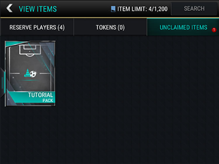 FIFA Mobile Unclaimed Items