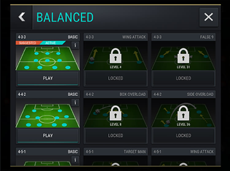 FIFA Mobile Active Tactics