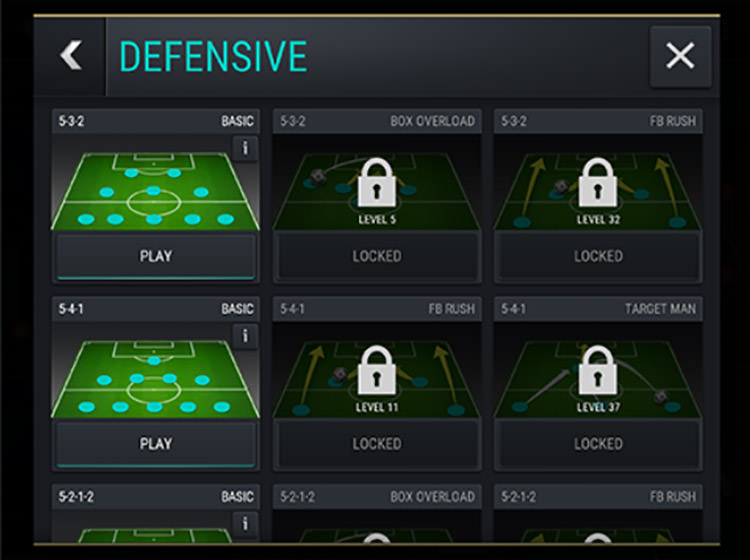 FIFA Mobile Unlock Tactics