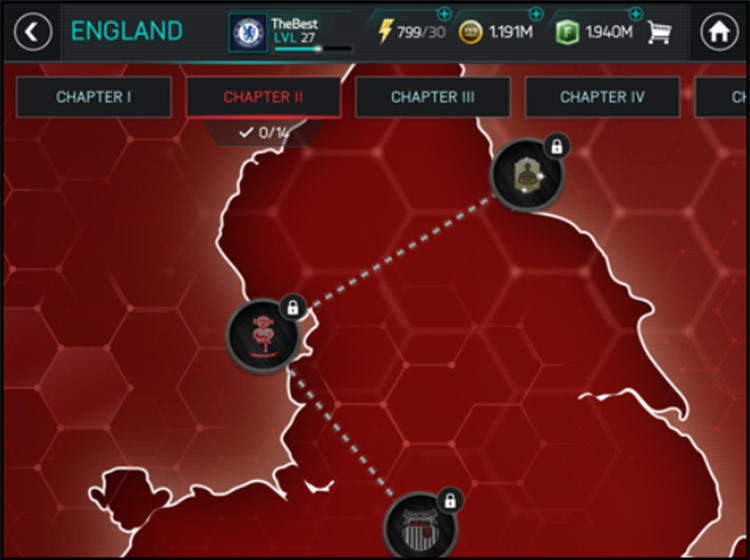 FIFA Mobile Campaign Paths