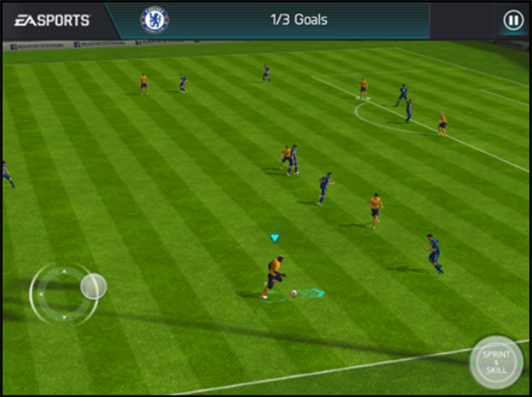 FIFA Mobile Sprinting Controls