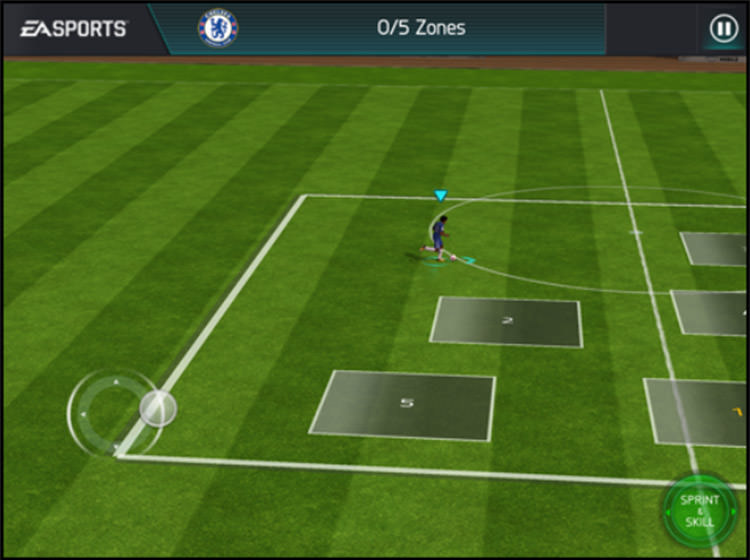 FIFA Mobile Virtual Stick Controls