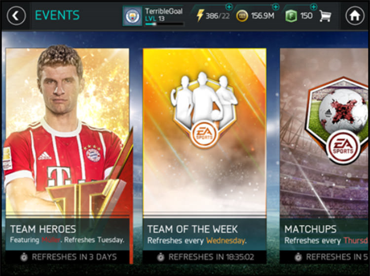 FIFA Mobile Future Events