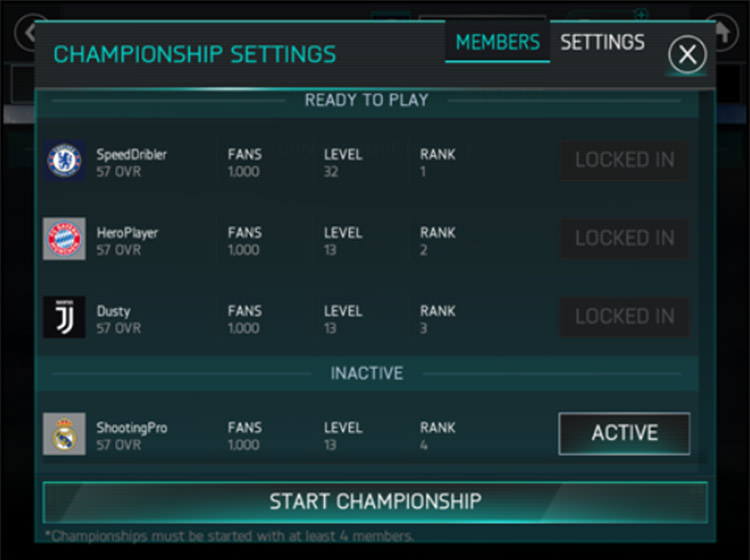 FIFA Mobile Create a Championship