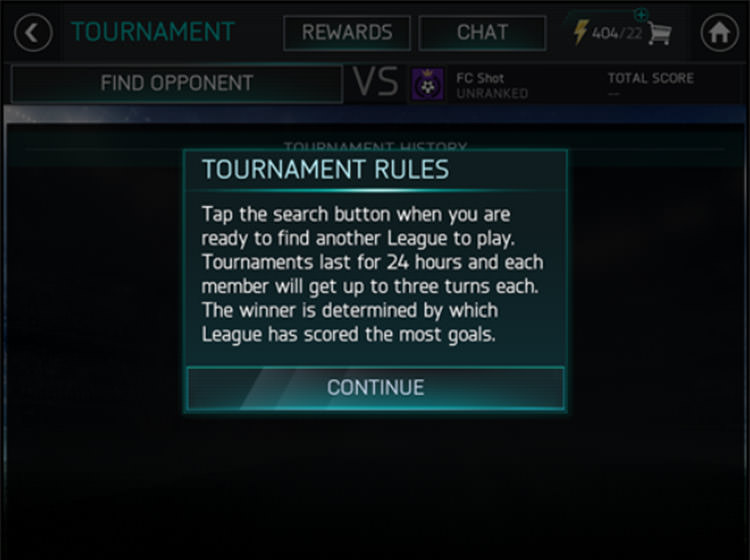 FIFA Mobile Accessing League Tournaments