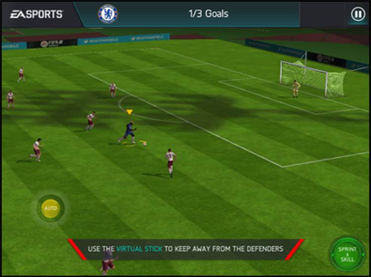 FIFA Mobile Visual Feedback